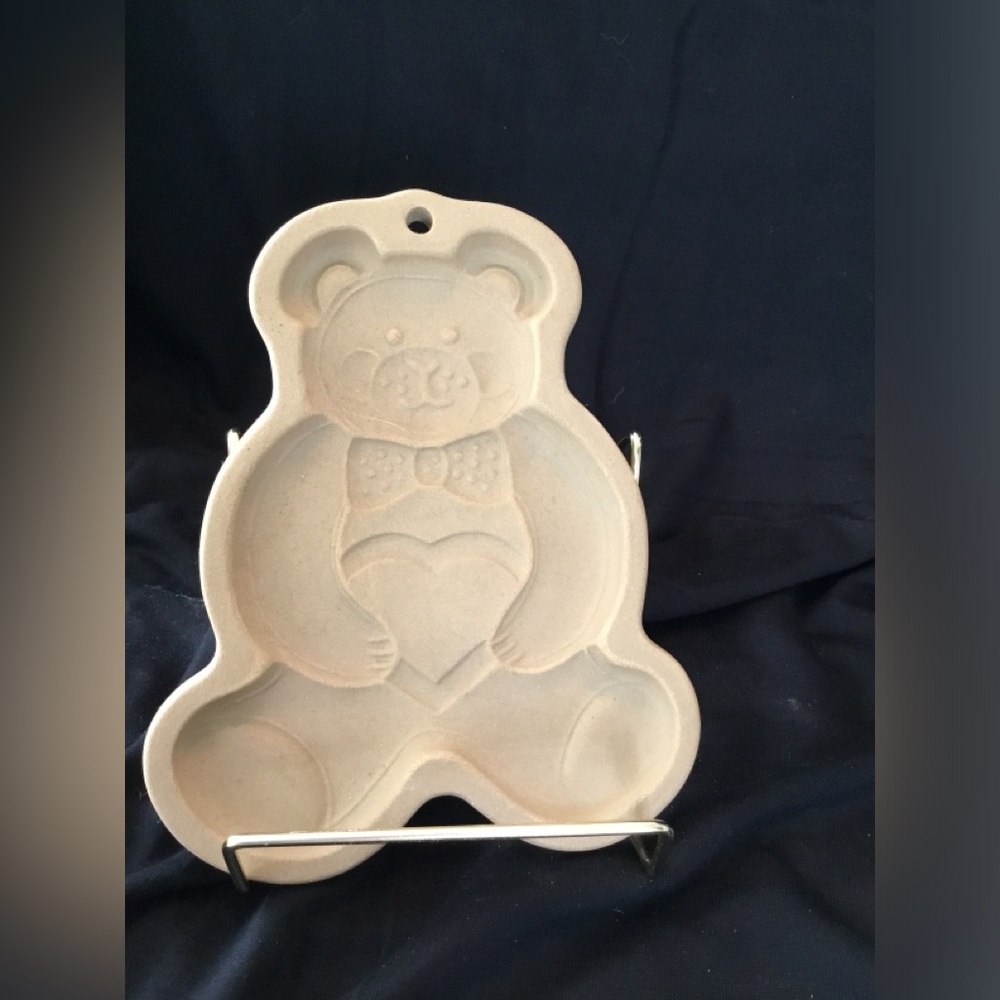 Vintage 1991 Teddy Bear Cookie Craft Mold Pampered Chef